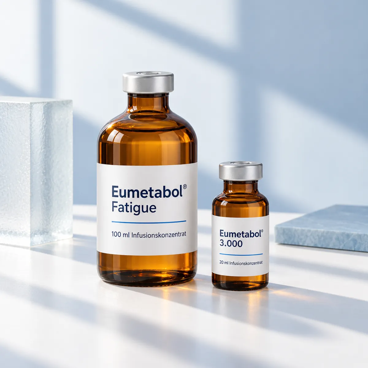 Eumetabol® Fatigue Infusions-Set: Fatigue Infusion 100 ml und SAG mono 3.000 mg 20 ml